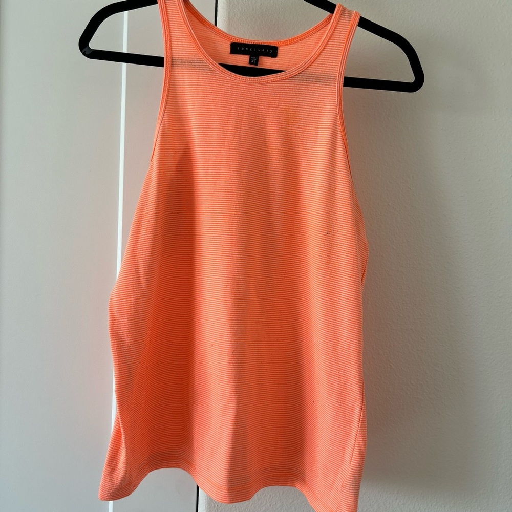 Sanctuary Vibrant Orange Tank Top